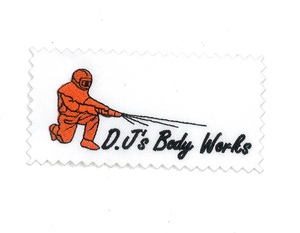 Badge de travail en tissu brodé personnalisé avec option à coudre/à repasser pour uniformes d'entreprise - Product Image 4