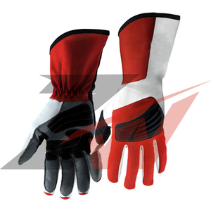 Gants de conduite de course automobile en cuir véritable personnalisés, perforés, respirants, compatibles écran tactile, style vintage, pour volant de sport automobile, OEM - Product Image 3