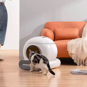 <b>Smart</b> Auto Self-Cleaning <b>Cat</b> <b>Litter</b> Box Odor Control Easy Clean Remote Control Accessory Big Fine Design Made Durable Plastic - Product Image 1