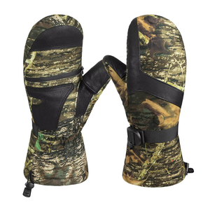 Breathable Waterproof Windproof Soft <b>Shell</b> Camouflage Unisex Winter Hunting Gloves for Outdoor Activities and Motorcycle Use - Product Image 6