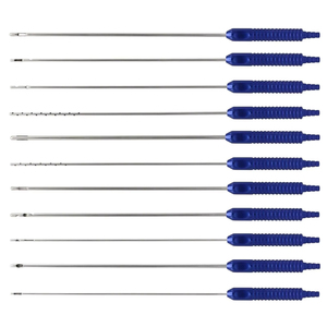 Instrumentos de Cirugía Plástica, Juego de 5 Cánulas de Liposucción Luer Lock con Adaptador de Transferencia de 2 mm en Acero Inoxidable - Product Image 6