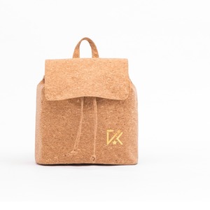 Eco-friendly natural Woodgrained Paper Fabric Anticorrosion Durable Fashion Girl's Flip Open <b>Backpack</b> - Product Image 1