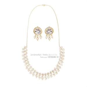 Juego de Joyería Jewelemarket Jhumki Étnico de Moda con Espejo y Cuentas Kanchain - 10575455WH - Product Image 2