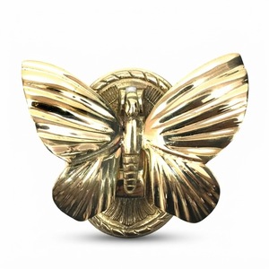 Timbre de puerta con forma de mariposa, herraje ornamental, timbre de puerta de mariposa, diseño elegante inspirado en la naturaleza, herraje insonorizado - Product Image 3