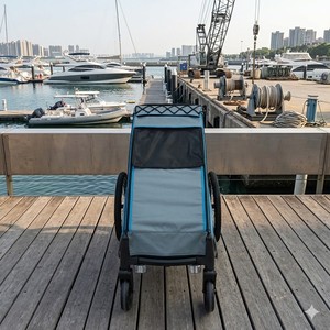 Remolque para Bicicleta Plegable KS-6200, Ligero, Impermeable, con Marco de Aluminio, Carrito para Mascotas con Suspensión Independiente para Perros Grandes - Product Image 2