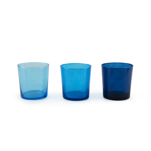 Ensemble de verres Excelsa Manhattan, lot de 6, 35 cl, bleu, vaisselle de bar - Product Image 1