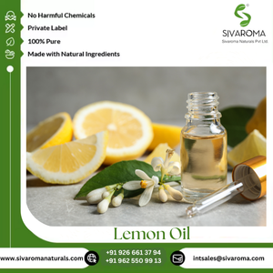 Aceite Esencial de Cáscara de Limón 100% Puro y Natural para Perfumes y Cuidado del Cabello - Suministro de Marca para Producción a Granel - Product Image 2