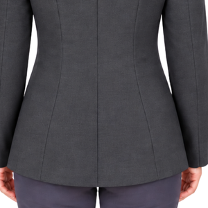 Charcoal Gray Equestrian <b>Jacket</b> for <b>Women</b> Slim Fit Riding Blazer Professional Horse Riding Competition Coat Custom Wholesale - Product Image 6
