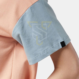 T-shirts pour femmes de haute qualité, couleur unie, coupe ample, t-shirts pour femmes avec logo personnalisé imprimé - Product Image 6