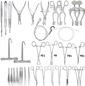 Juego de 34 Instrumentos Quirúrgicos Manuales de Acero Inoxidable de Alta Calidad para Craneotomía Espinal, Aprobado por CE e ISO, Herramientas de Neurocirugía - Product Image 5