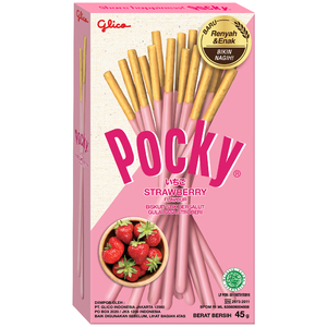 Premium Japanese Pocky Heartful Strawberry Cream <b>Biscuit</b> Sticks Chocolate Snack With Milk Soy Ingredients For Candy Retail Store - Product Image 6