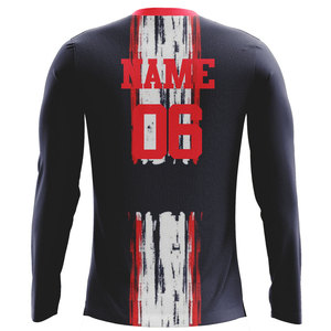 Camiseta de Fútbol Personalizada al por Mayor, Tejido de Poliéster Transpirable, Ligero, de Secado Rápido, Corte Automatizado, Colores y Logotipos Personalizados - Product Image 6
