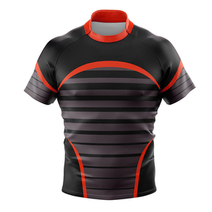 Camisetas de Rugby Transpirables de Secado Rápido Hechas a Medida, Camiseta de Manga Larga para Jugadores de Equipo, Camiseta de Rugby de Tela de Alta Calidad - Product Image 2
