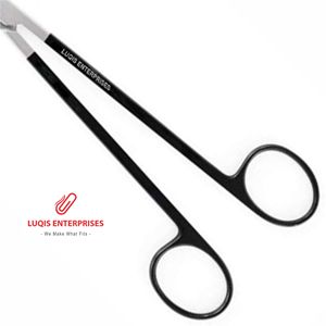 Tijeras Villarreal Rios Facelift Curvas Dentadas SuperCut de Acero Inoxidable, Instrumento Quirúrgico, Herramienta de Corte de Precisión - Product Image 3