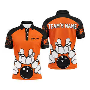 Jersey de Boliche Profesional Personalizado, Hecho a Medida con Material Premium Transpirable, Tallas Grandes, Colores Vibrantes, Logotipo Personalizado - Product Image 1