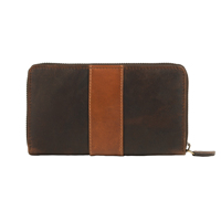 Portefeuille en cuir de qualité supérieure avec fermeture éclair pour femmes, blocage RFID, logo personnalisé, fabricant en gros disponible à la vente