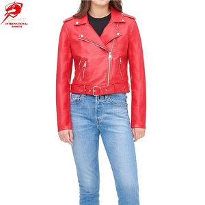 Chaquetas de Cuero para Mujer a la Moda, Diseño de Cuello Clásico con Textura Suave, Ajuste Cómodo, Colección de Temporada para Adultos - Product Image 4