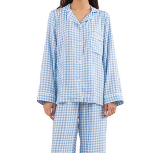 Conjunto de Pijamas Personalizados para Mujer, Tela de Satén Mate de Primera Calidad con Tacto de Seda, Venta al Por Mayor Directa de Fábrica - Product Image 1