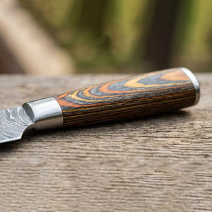 Coffret de couteaux de cuisine professionnels LEGACY BLADES en acier Damas, manche en bois fait main, pour restaurant et cuisine, directement de l'usine - Product Image 5