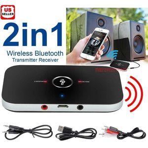 2-in-1 per il trasmettitore 5.0 Bluetooth & ricevitore Audio senza fili 3.5mm Jack Aux adattatore per uso auto - Product Image 1