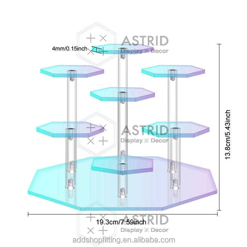 ที่จับ7ชั้นสีแสงออโรร่า