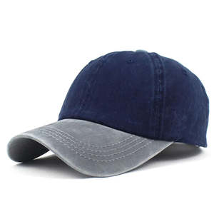 Washed Suede 100% Cotton 6 Panel Adjustable Dad <b>Hat</b> Baseball Cap Sporty Casual Outdoor Unisex All Seasons - Product Image 2