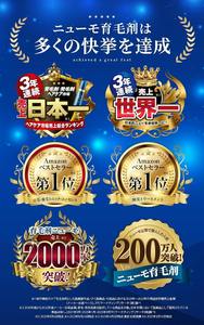 Newmo Japan Loción para el Cuidado del Cuero Cabelludo y Crecimiento del Cabello con Ingrediente HGP Derivado del Huevo, Extracto Herbal, Cuidado de la Raíz del Cabello, Tratamiento Anticaída 75ml - Product Image 3