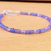 Pulsera de Plata de Ley con Tanzanita, Diseño Clásico y Sencillo, Regalo para Mujer, Piedra de Nacimiento de Diciembre - Product Image 5