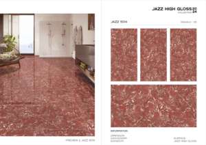 Azulejos de porcelana de lujo para interiores, superficie de alto brillo Jazz, 60x120cm, 600x1200mm, tamaño 24x48, para decoración moderna de paredes y suelos. - Product Image 2
