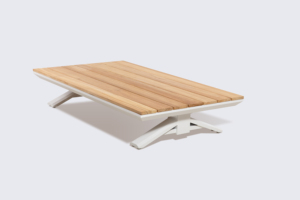 Mesa de Comedor Rectangular Moderna de Madera con Patas de Metal, Diseño Moderno de Mediados de Siglo, No Requiere Ensamblaje, Mueble para el Hogar de 4 Plazas - Product Image 2