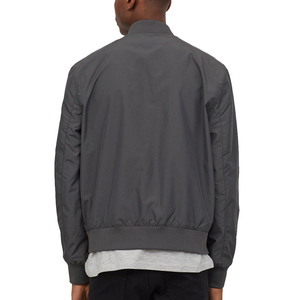 Chaqueta Bomber Larga Informal Impermeable y Cortavientos de Poliéster Delgado Personalizada al por Mayor para Hombre - Product Image 3