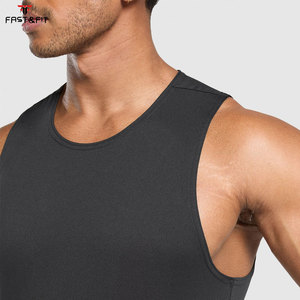 Wholesale Custom <b>Mens</b> <b>Singlet</b> Polyester Breathable Quick Dry Anti-Pilling Gym Training Tank Top - Product Image 4
