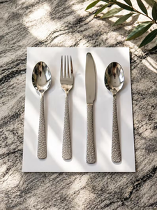 Ensemble de couverts en acier inoxydable poli miroir, couteau, fourchette, cuillère pour mariage, restaurant, fête - Product Image 6