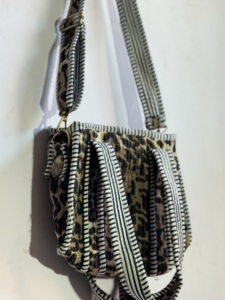 Sac fourre-tout en toile à imprimé léopard, mode, ouverture supérieure, toutes saisons, usage quotidien, sac à main pour femmes - Product Image 2