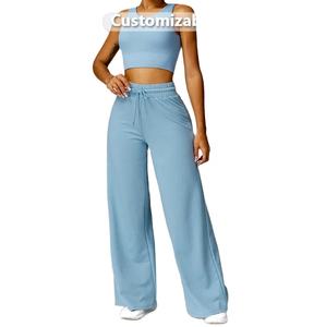 Conjuntos Deportivos de Dos Piezas para Mujer, Chaquetas Ajustadas con Cierre, de Secado Rápido, Anti-Impactos, Cintura Alta, para Yoga, Running y Gimnasio - Product Image 4