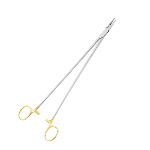 Porte-aiguille manuel TC Ryder 6 pouces avec anneau doré en carbure de tungstène, instrument chirurgical réutilisable pour microchirurgie - Product Image 3