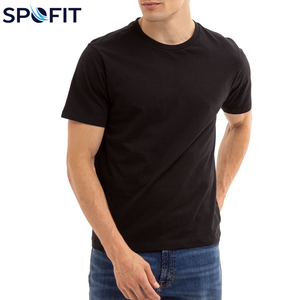 Camiseta de Manga Corta para Hombre, 100% Algodón, de Secado Rápido, Corte Ajustado, con Logotipo Personalizado, al Mejor Precio - Product Image 1