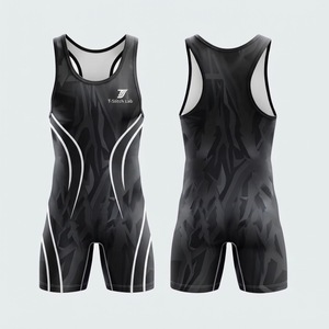Customized Sublimation High Quality Dry <b>Wrestling</b> <b>Singlet</b> <b>Men</b> <b>Wrestling</b> Wears Design Own Custom logo <b>Singlets</b> - Product Image 2