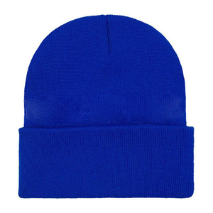 Unisex Solid Color Knit Beanie Hat 100% Acrylic Cuffed <b>Winter</b> <b>Cap</b> Casual Style for Adults Orange - Product Image 3