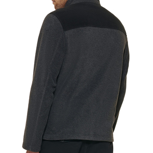 Custom Wholesale <b>Men's</b> Winter Canvas <b>Jacket</b> Stand Collar Custom Zipper Closure Windproof Thermal Warm <b>Men's</b> Polar Fleece <b>Jacket</b> - Product Image 3