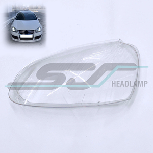 2007-2011 Volkswagen Golf 5 Pantalla de faro delantero Carcasa transparente-Accesorio de luz de coche adecuado - Product Image 1