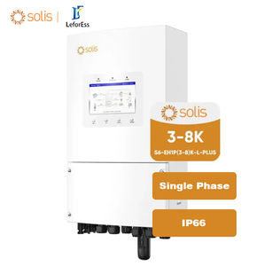 <span class=keywords><strong>Onduleur</strong></span> solaire hybride Solis S6-EH1P 10KW, entrée PV 500V, compatible parallèle, stockage d'énergie domestique, monophasé, IP66 - Product Image 1