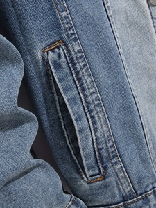 Hot Selling Men's <b>Coats</b> Classic Trendy Fashion Blue <b>Denim</b> Jacket Men Jean Slim Male Casual Cowboy Jackets Regular Fit Autumn - Product Image 5