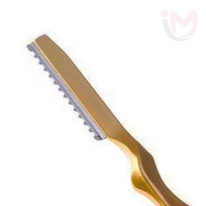 Professional <b>Single</b> <b>Blade</b> Stainless Steel Hair Thinning <b>Razor</b> Comb with A+ Grade Quality for Barber Salon Use - Product Image 2