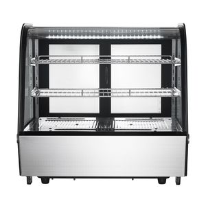 Frigorifero Espositore Commerciale da Banco per Pasticceria 4.2 Cu.Ft./115L a 2 Livelli con Illuminazione LED - Congelatori e Frigoriferi - Product Image 1