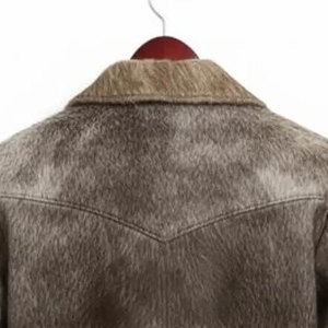 Chaqueta de Cuero Acolchada de Piel de Vaca Personalizada de Alta Calidad con Botones y Cierre de Cremallera, Transpirable, Ecológica, de Capa Gruesa para Invierno 2026 - Product Image 5