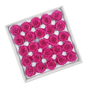 25 Piezas de Flores Artificiales de Alta Calidad, Ramo de Rosas Suxing Inmortales, Caja de Regalo de Navidad, Decoración de Habitaciones, Flores de Jabón - Product Image 6