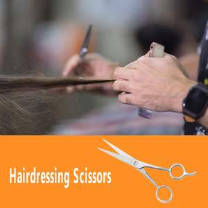 Ciseaux de coiffure professionnels en acier inoxydable 4Cr13 de 6,5 pouces, ciseaux de barbier à pointe arrondie, en caoutchouc, pour droitiers, taille moyenne, pour hommes, femmes et enfants - Product Image 4