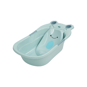Baignoire pour bébé Fisher-Price avec siège de soutien pour 0-12 mois, design en plastique bleu clair - Product Image 1