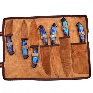 Ensemble de couteaux de cuisine en acier Damas de haute qualité, respectueux de l'environnement, collection de couteaux de cuisine multi-pièces avec manche ergonomique - Product Image 5